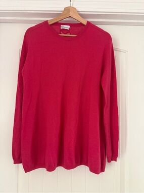 RED Valentino Bright Red/Pinkish Crewneck Sweater XL